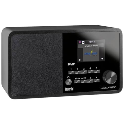 Imperial DABMAN i150 Internetradio, DAB+/DAB, FM, WiFi, USB, Zwart