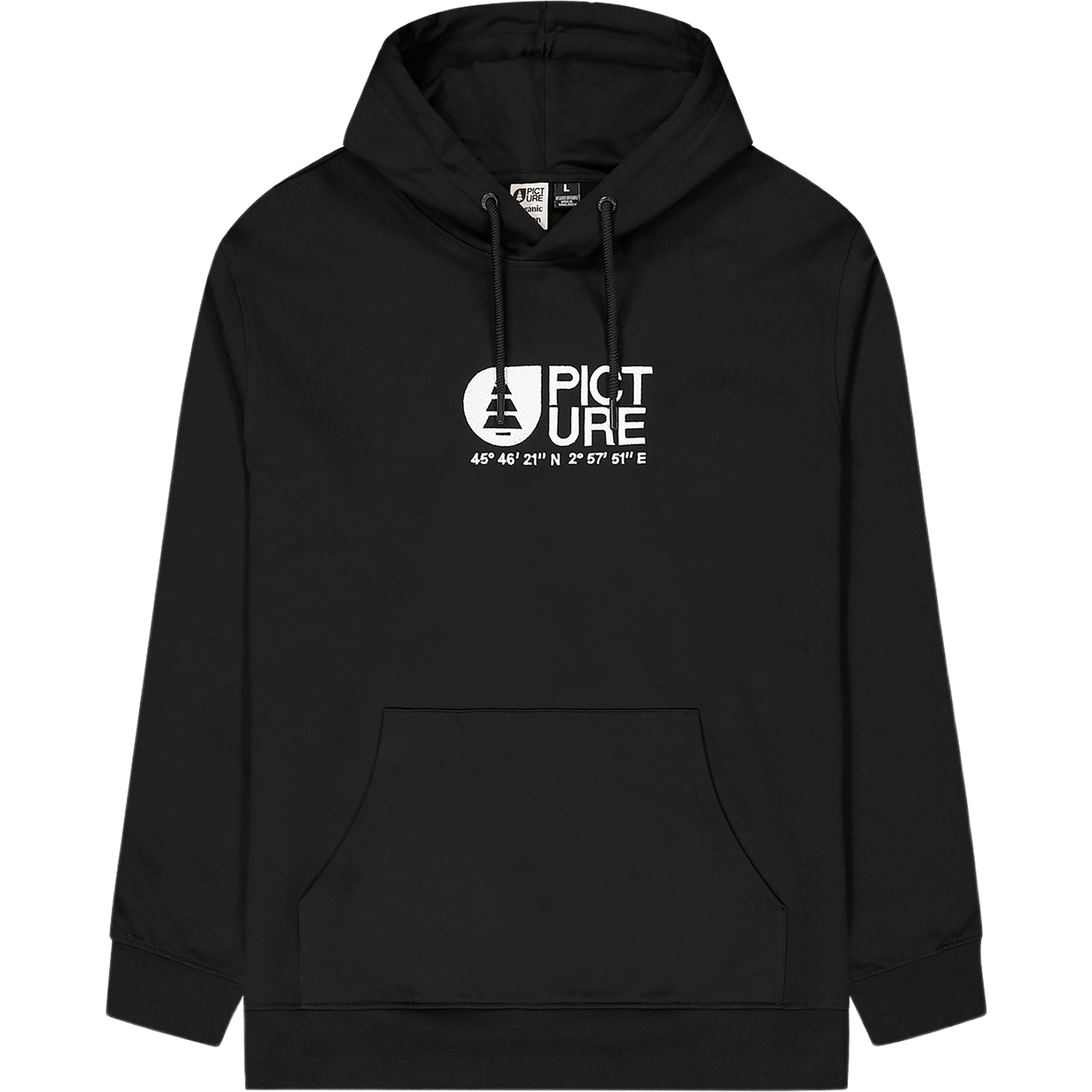 Picture Basement Herren Hoodies schwarz Größe L Lifestyle Hautfreundlich