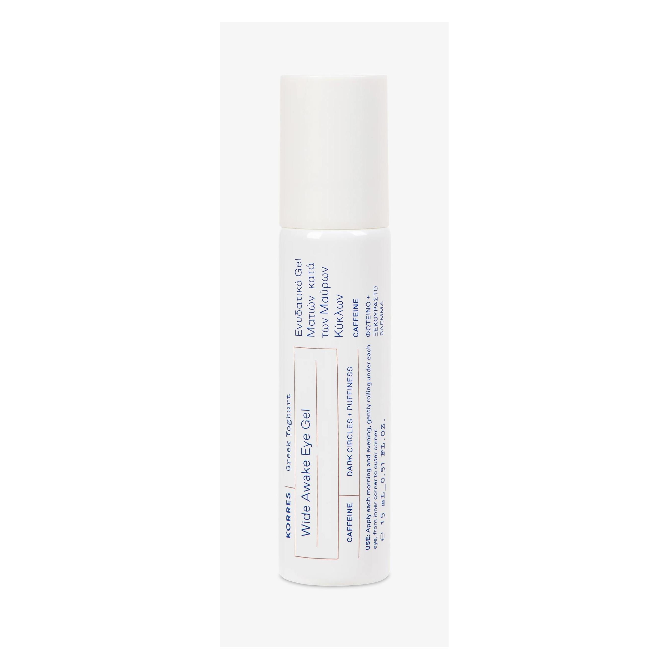 Korres Greek Yoghurt Augengel für einen wachen Blick (Augenpflege Gel, 15 ml, Tag + Nacht) (21009762)