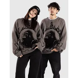 XLARGE Ring Of Fire Knit Strickpullover charcoal Gr. L