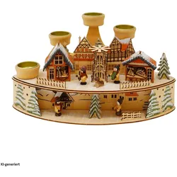 HTI-Living, Kerzenständer, Weihnachtspyramide