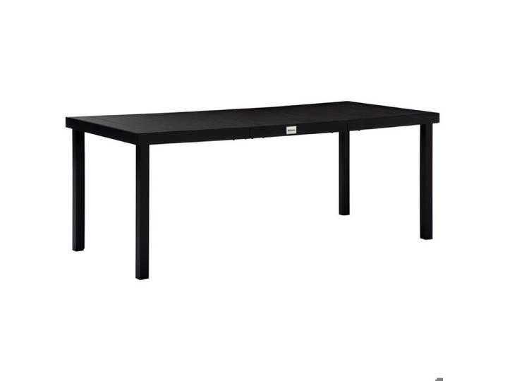 Outsunny - Table de jardin - Aluminium - 190x90x74cm - Noir