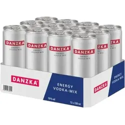 Danzka Energy Vodka-Mix Mischgetränk 10% Vol. 12x 330ml