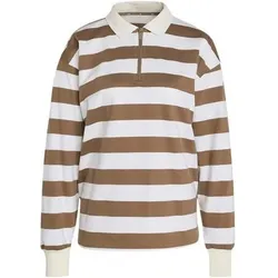 ADIDAS Damen Polo Essentials Contemporary French Terry, Größe S in Grau Grau