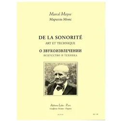 De la sonorité (russ/fr) art et technique pour la flute traversière, Fachbücher von Marcel Moyse