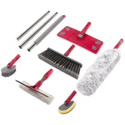 Lamart Clean LT8070 – 7-Piece Multifunction Cleaning Set, Reinigungsutensil, Rot