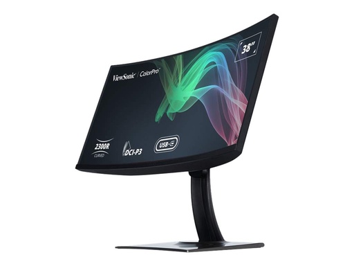 ViewSonic ColorPro VP3881a - LED-Monitor mit KVM-Switch - gebogen - 1 Anschlüsse - 96.5 cm (38") (VP3881A)