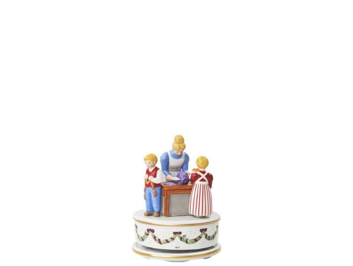 Hutschenreuther Dekospieluhr Weihnachten limit. - Spieluhr 2026, Mehrfarbig, Keramik, 16 cm, Dekoration, Weihnachtsdekoration, Winterdeko