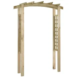 vidaXL Gartenbogen 150x60x210 cm Holz