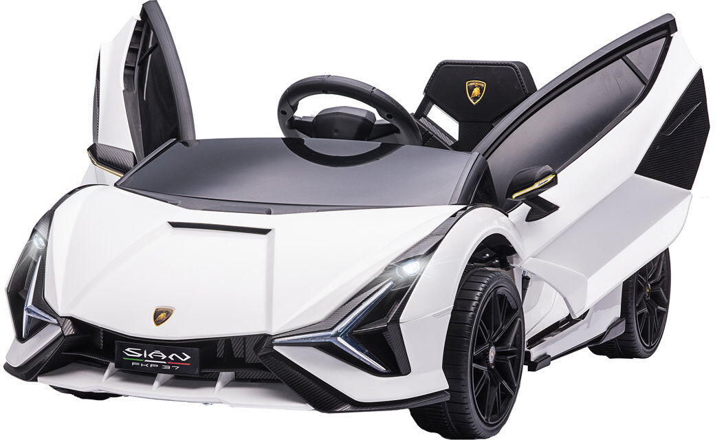 Goodyear Isabelle & Max Lamborghini Sian Licensed Electric Car for Kids 12V Ages 3-5 White 1