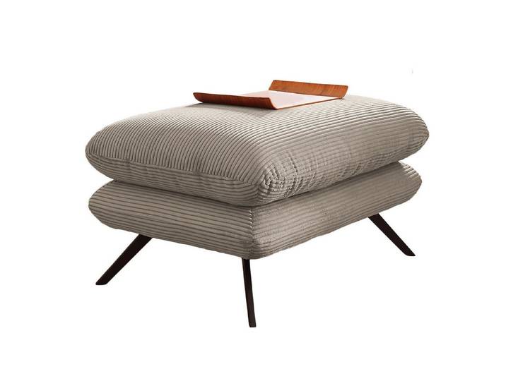 KAWOLA Hocker CHARME, Hockerbank Cord, verschiedene Breiten und verschiedene Farben