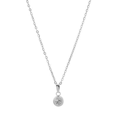 Kette ohne Anhänger ADELIA´S "Halskette mit Anhänger – aus Edelstahl", silber, Halsketten, Damen, 43cm, Edelstahl, Perfekt als Geschenk zum Valentinstag