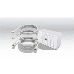 Vision Techconnect Faceplate (10 m), Videokabel, Weiss
