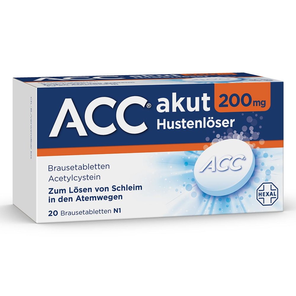 Hexal AG ACC® akut 200 mg Hustenlöser Brausetabletten 06302311