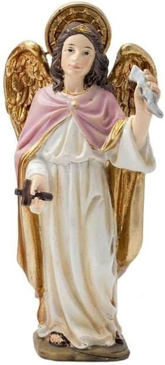 Archangel Figurine Spiritueel Beeld Decoratie Multicolor Hoogte: 14 cm
