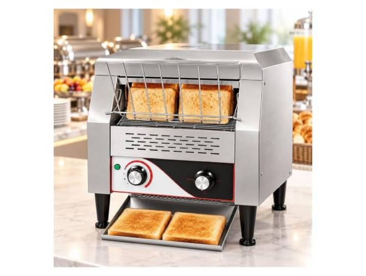Professioneller Toaster, Rotierender Toasterofen STBY-Backmodus, BUNS-Backmodus, BROT-Backmodus, For Fast Food(300)