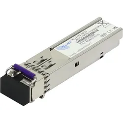 Allnet switch modul all4762-indu sfp(mini-gbic) 1000mbit wdm(bidi)/lc tx1490nm/rx1310nm 9u 20km ind, Transceiver, Silber