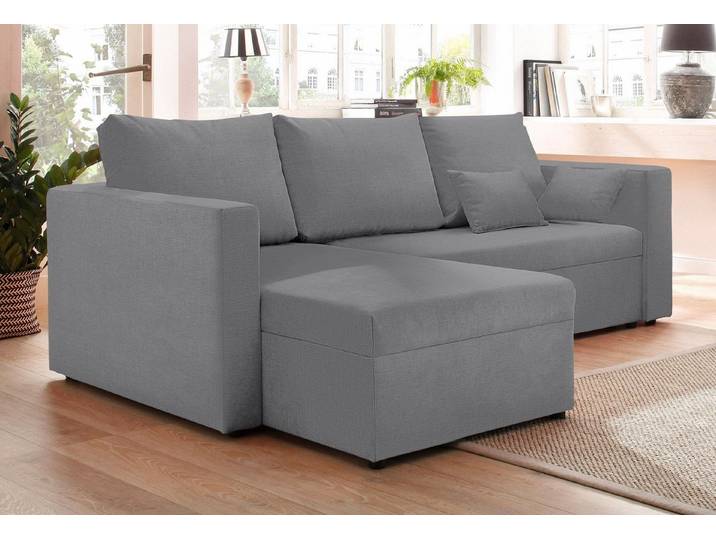 Home affaire Ecksofa Pur L-Form, wahlweise mit Bettfunktion