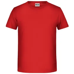 Jungen Basic T-shirt "8008B" - M - red