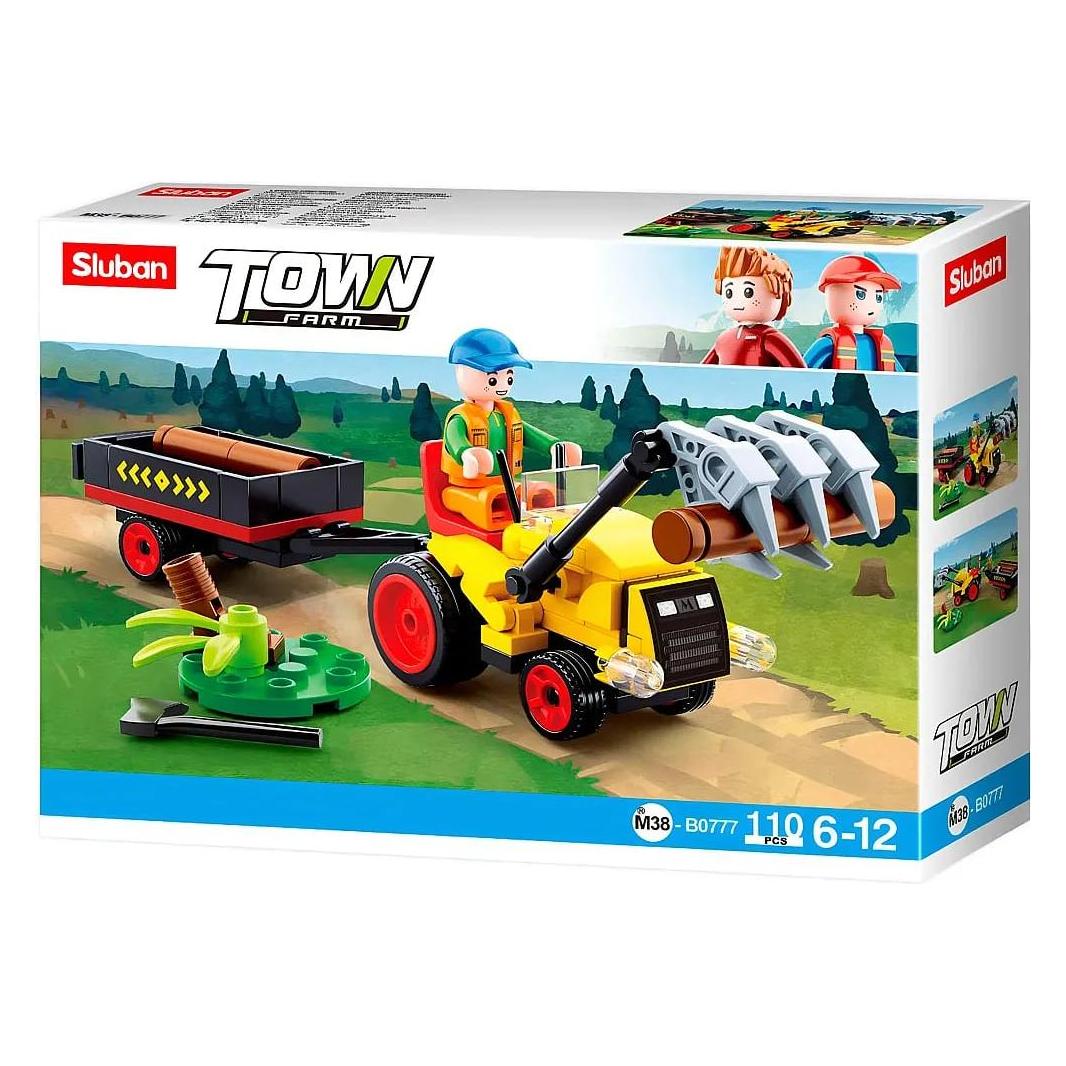 Sluban Traktor mit Koffer (M38-B0777)