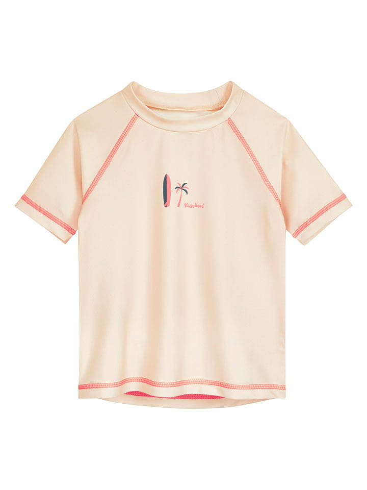Playshoes Badeshirt "Surfbrett Palme" in Creme - 86/92