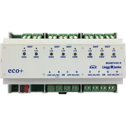 Lingg&Janke KNX Binär Ein/Ausgang eco+ 8-fach 24V AC/DC BEA8F24H-E