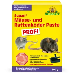 Neudorff Sugan Mäuse- und Rattenköder Paste PROFI - 300 g