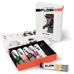 Scale75, Künstlerfarbe + Bastelfarbe, SKIN SCALECOLOR Flow Paint Set