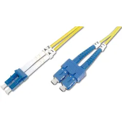 Digitus LWL Singlemode Patchkabel, LC / SC