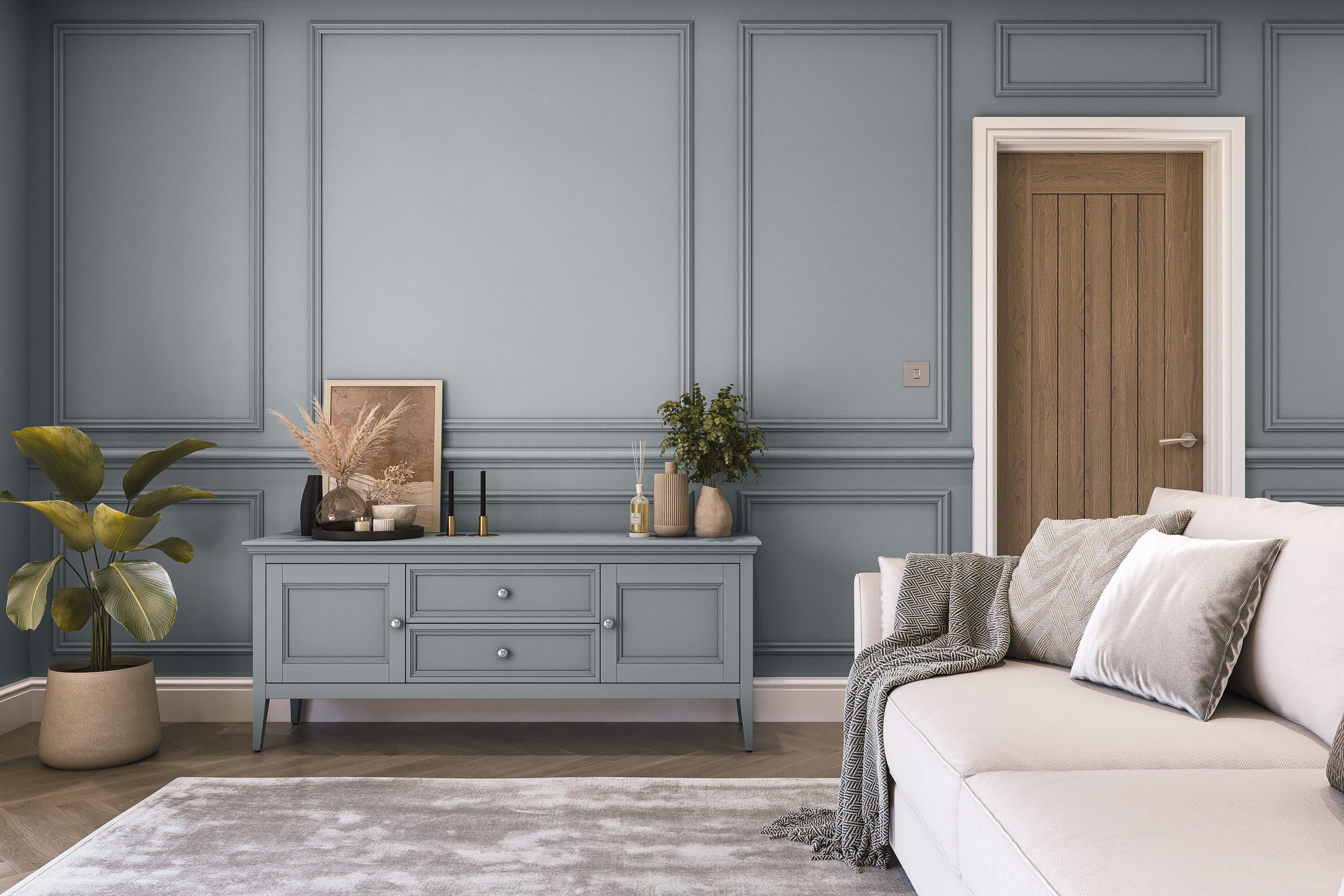 Hemway Peel and Stick Sample - Interior Paint - Lead Grey