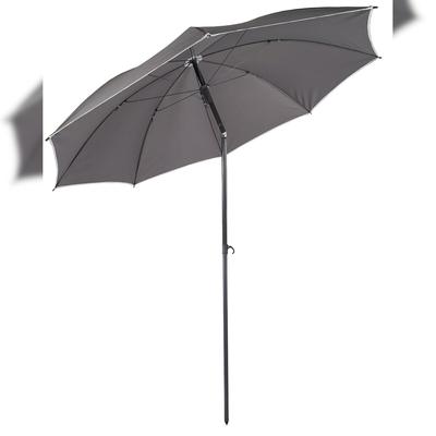 VCM Sonnenschirm rund Anthrazit H. 190 x 180 x T. 180 cm