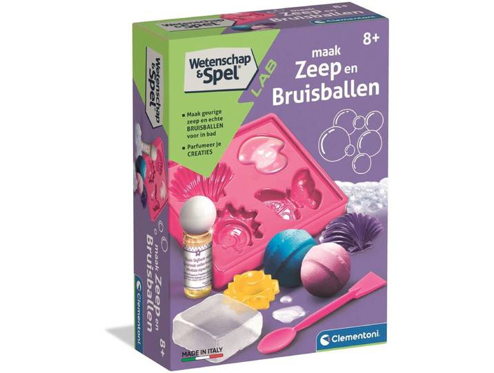 Clementoni zeep maken wetenschap set - multicolor, 15 x 5,5 x 21 cm
