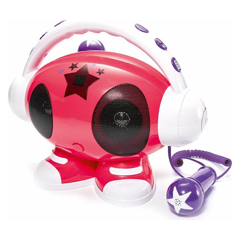 Bigben MP3 Karaoke Roboter pink (AU342512)