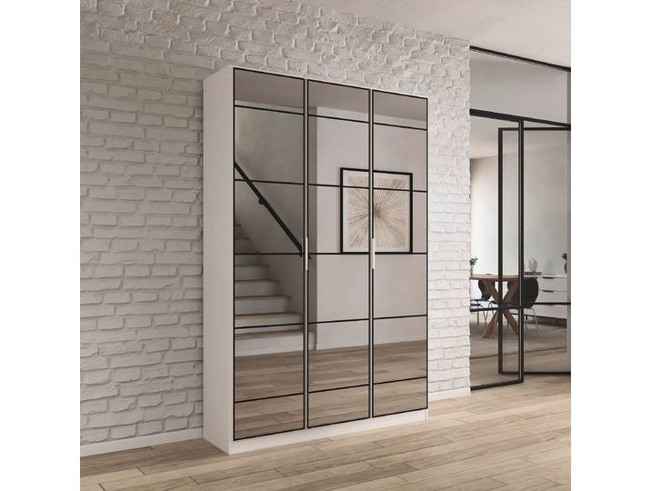 home24 Halkast Acero 136cm wit/alpinewit