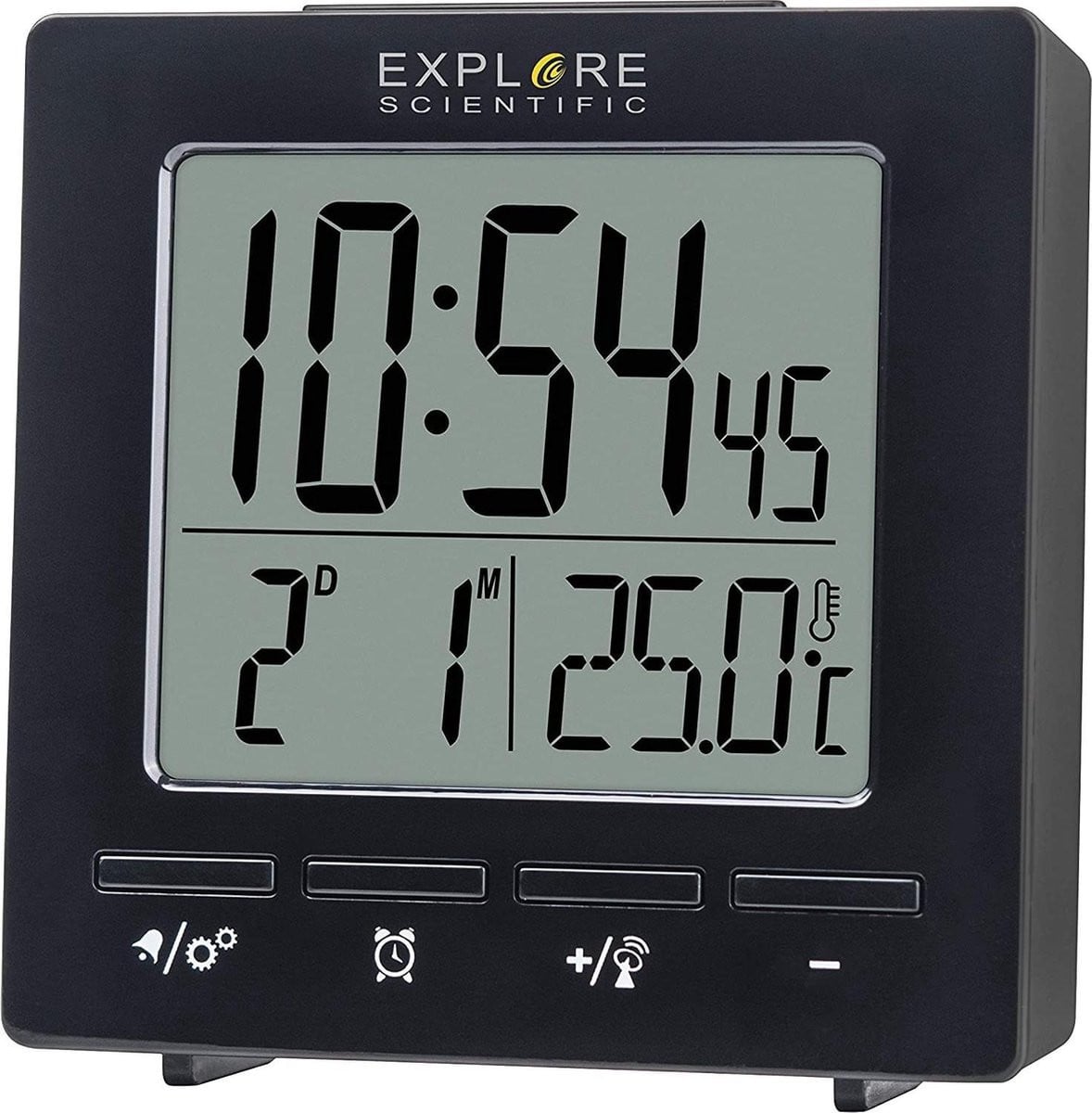 Bresser Mini-wekkerradio Explore Scientific Zwart