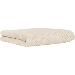 CAWÖ Duschtuch - Pure, Walkfrottier, Struktur-Design, Baumwolle, einfarbig Beige / 80x150cm