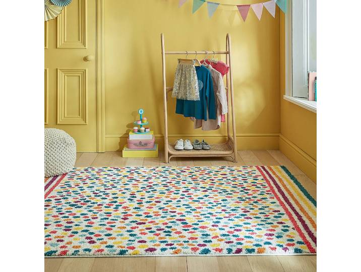 Kinderteppich Rainbow Spot 100 x 150cm Multicolor