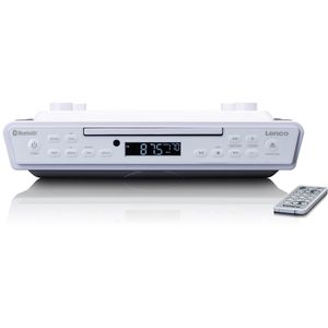 Lenco Radio KCR-150WH, CD, Bluetooth, Stereo, weiß