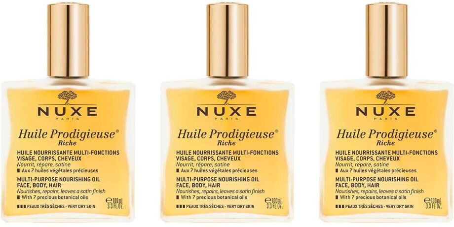 Nuxe Huile Prodigieuse Riche 3x100ml