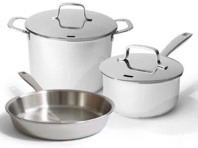 Alva Maestro 5-Ply Stainless Steel Cookware Set - Non-Toxic Pots & Pans