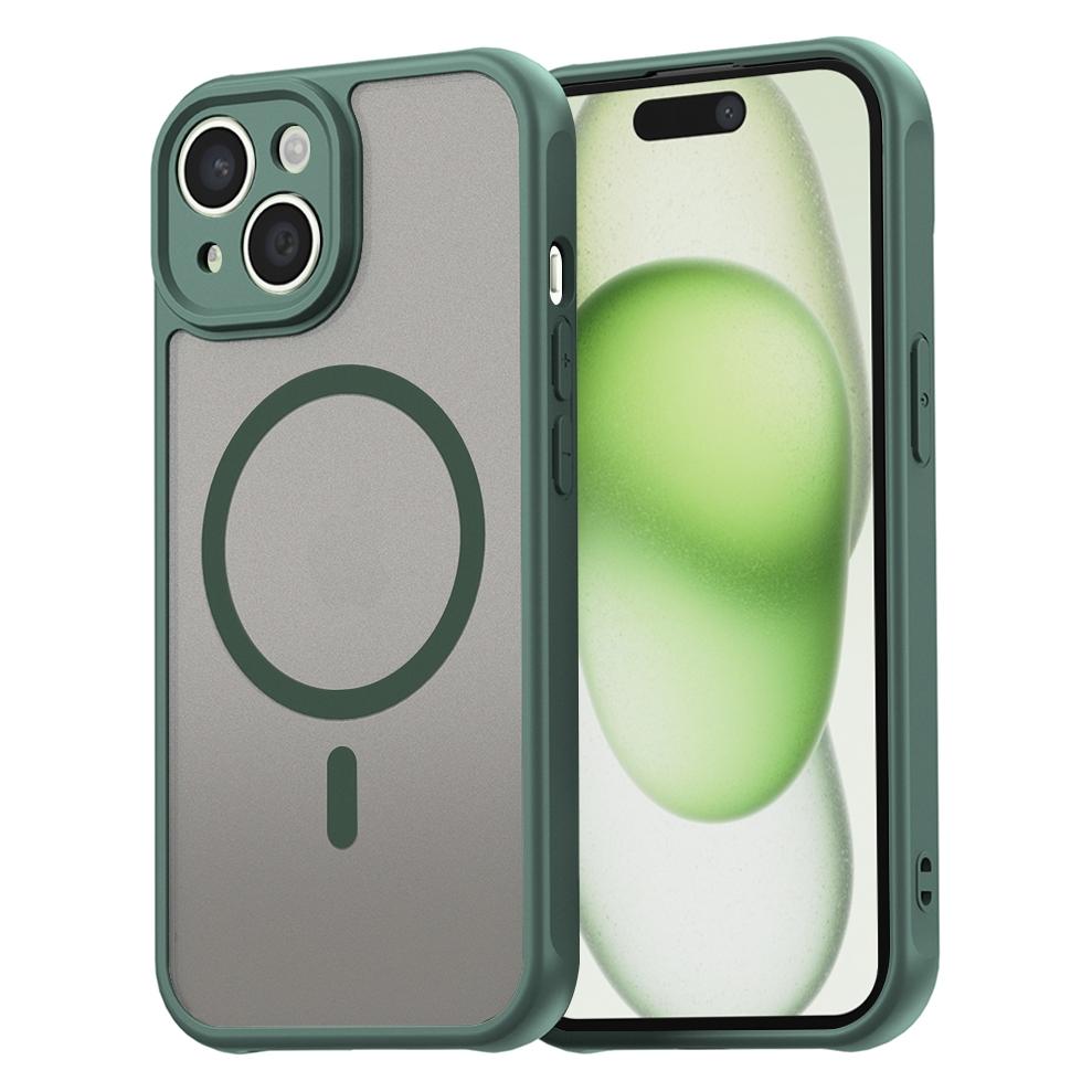 Techsuit - HaloFrost II MagSafe - iPhone 15 Plus - Green (Apple iPhone 15 Plus) (59328839)