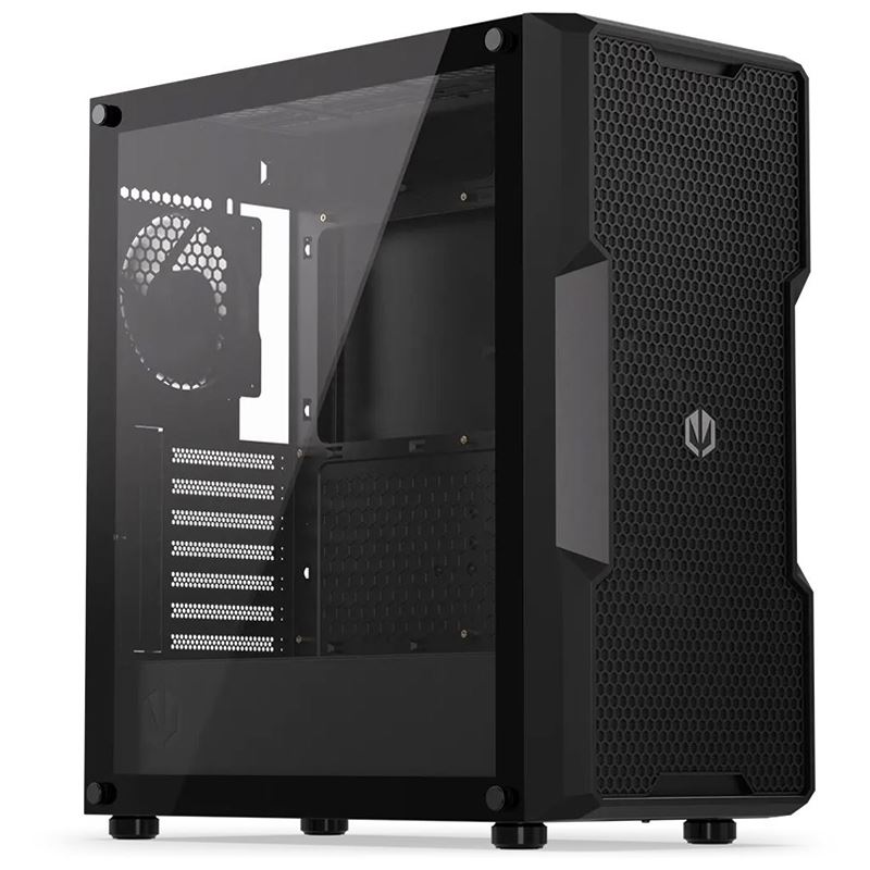 Endorfy Regnum 400 Air mit Sichtfenster Midi Tower ohne Netzteil schwarz