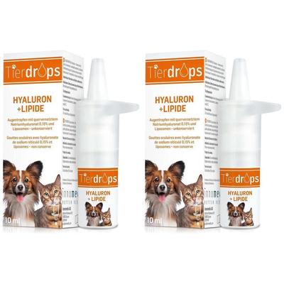 Tierdrops Hyaluron + Lipide 2x 2x10 ml