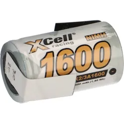 XCell Akku 2/3 A 1,2V / 1600mAh X2/3A1600 Z-Lötfahne
