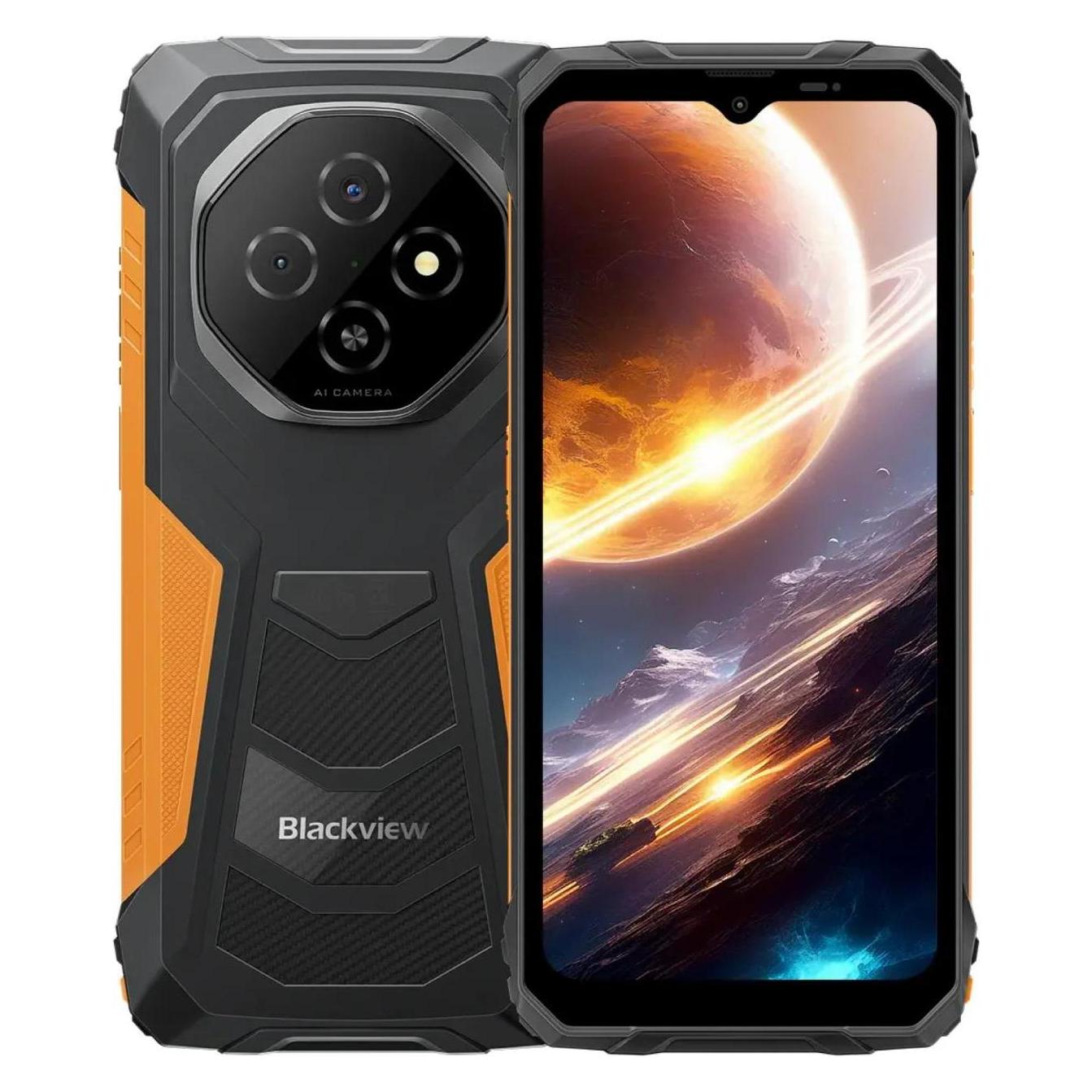 Blackview MOBILE PHONE FORT 1/6/256GB ORANGE (256 GB, Orange, 6.56", Dual SIM) (FORT1 6/256GB ORANGE)