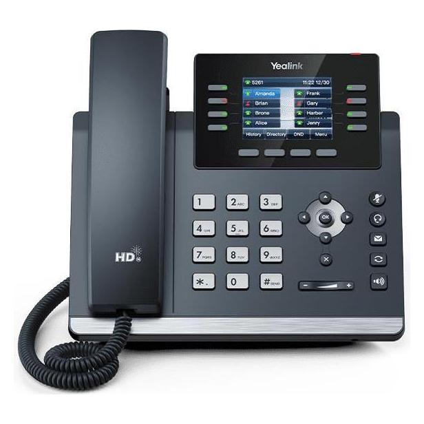 Yealink Ip Phone Grey 8 Lines Lcd (SIP-T44W)