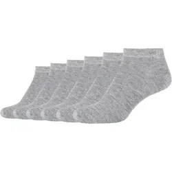 CAMANO Damen Socken Online Women silky feeling Sneaker 6p, Größe 39-42 in Grau Grau