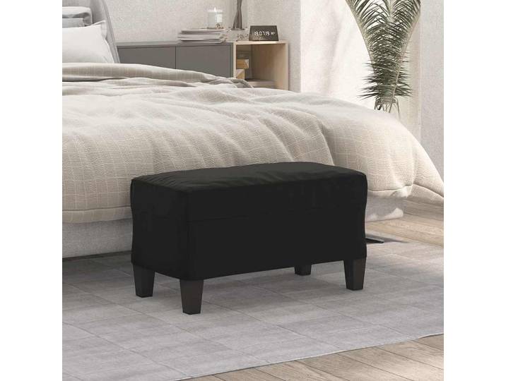 vidaXL Sitzbank Schwarz 70x35x41 cm Mikrofasergewebe