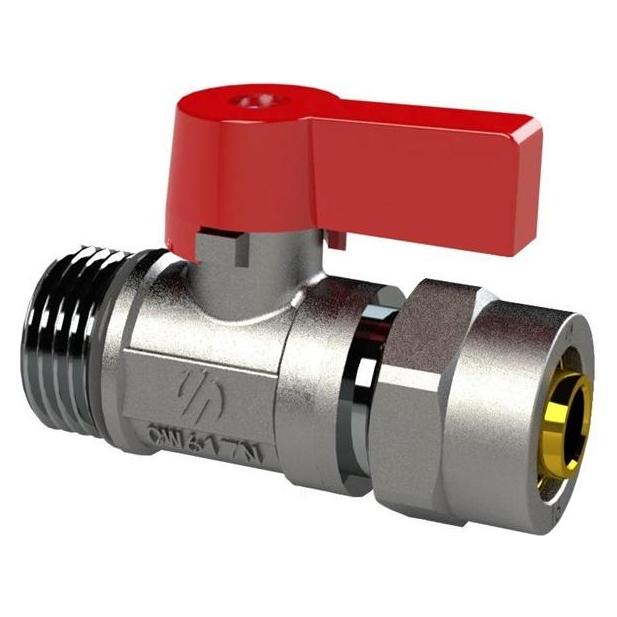 Arco VALVE MINI 1/2X16MM M RED HANDLE (36521613)