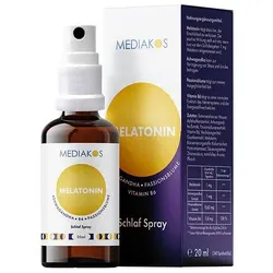 Melatonin Ashwagandha Mediakos Schlaf Spray Vegan 20 ML